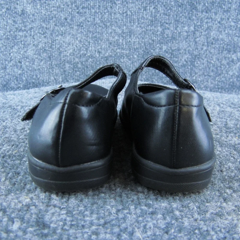 Dream Pairs Girls Mary‎ Jane Shoes Black Synthetic Hook & Loop Size T 7 Medium